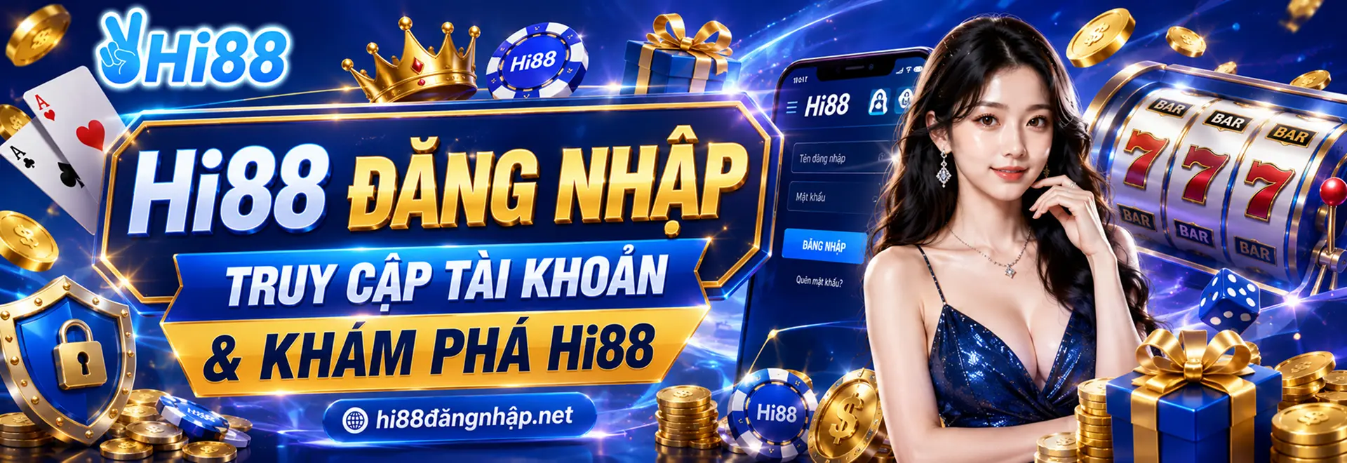 Banner Hi88 đăng nhập và truy cập tài khoản