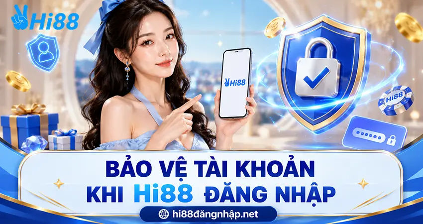 Bảo vệ tài khoản khi Hi88 đăng nhập